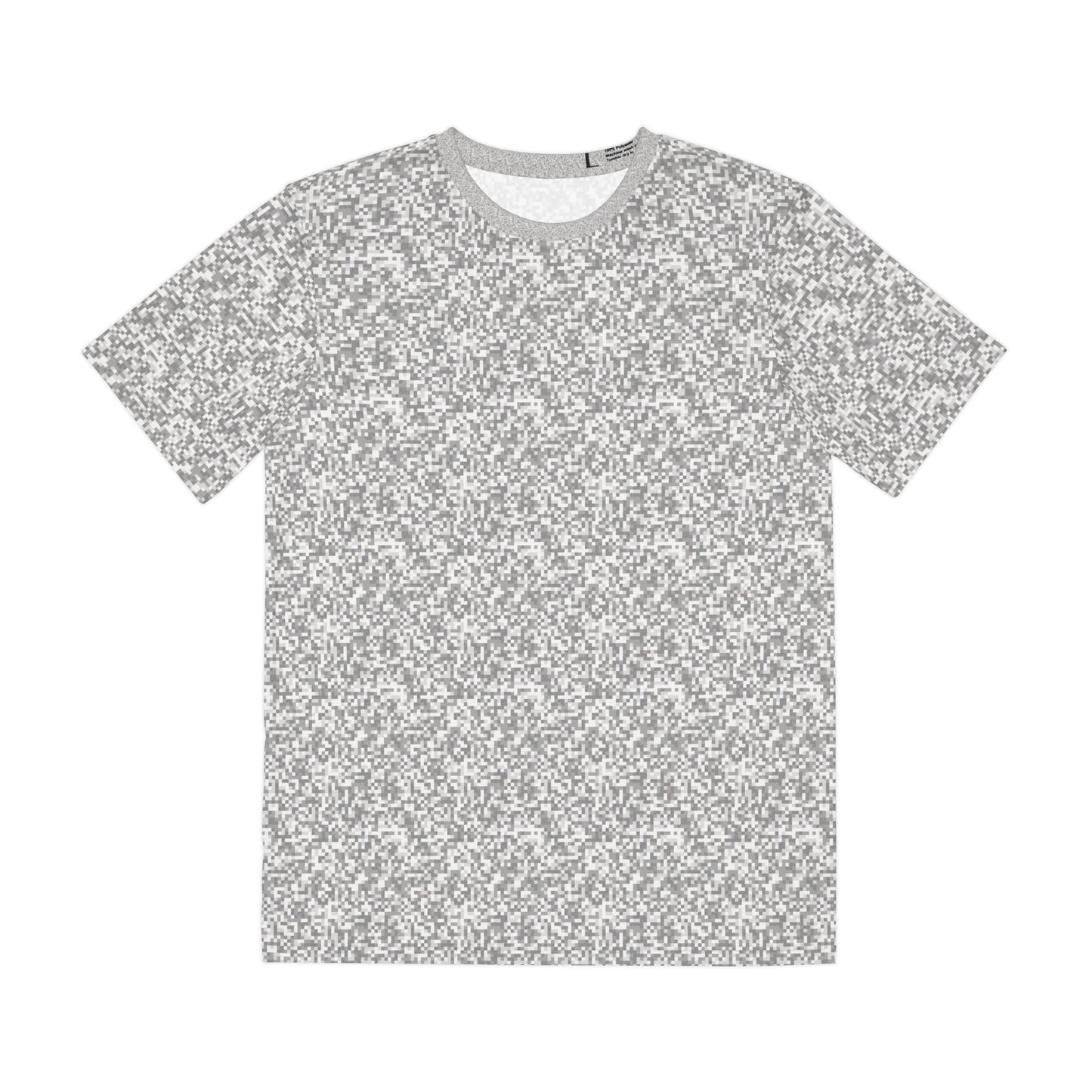 Anti-Facial Recognition Tee // Digital Snow Camo