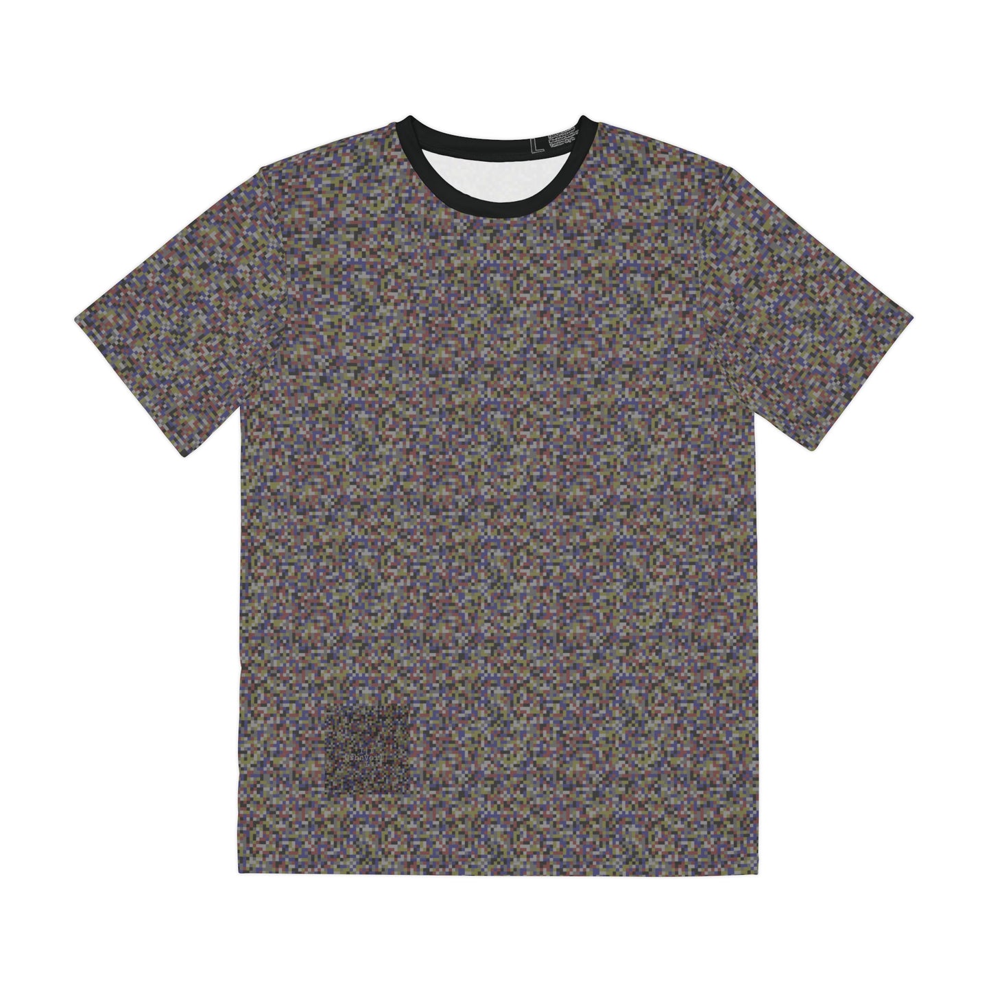 Anti-Facial Recognition Anti-AI Palantir Tee Shirt Digital Camo Urban